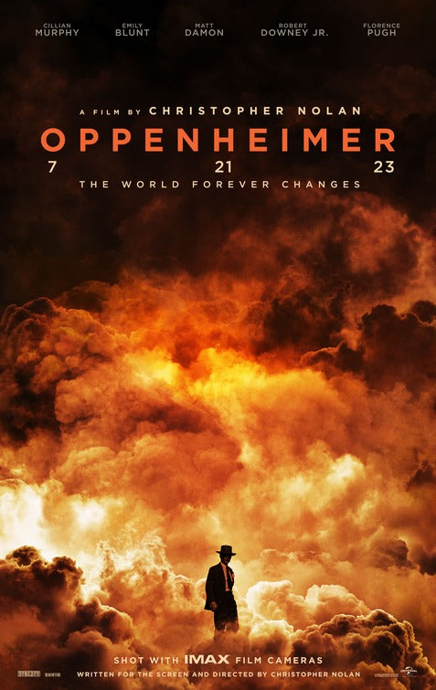 1000 piece jigsaw puzzle for the movie poster: Oppenheimer (2023)