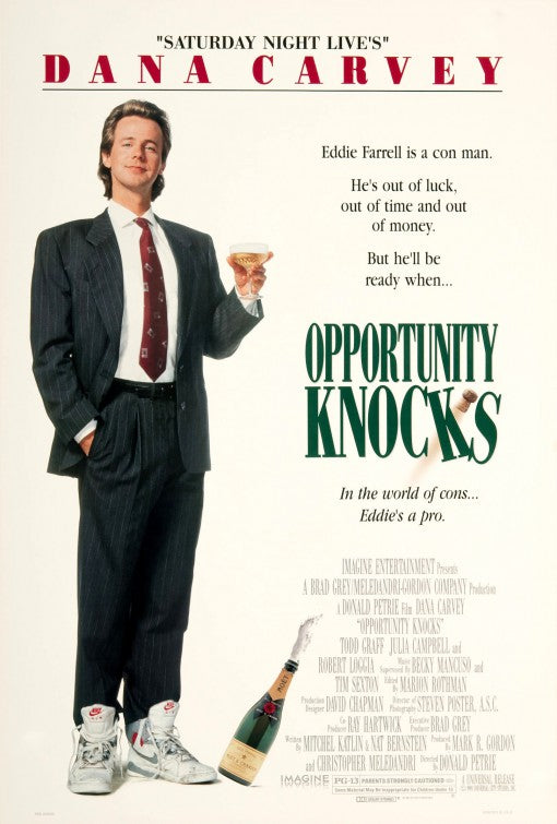 the movie poster: Opportunity Knocks (1990)