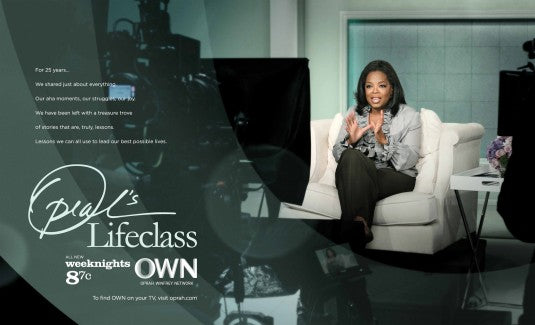 1000 piece jigsaw puzzle for tv poster: Oprah's Lifeclass