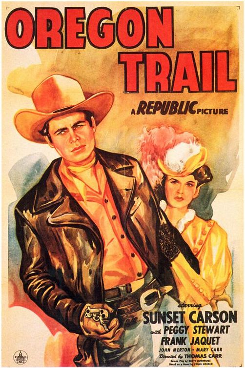 the movie poster: Oregon Trail (1945)