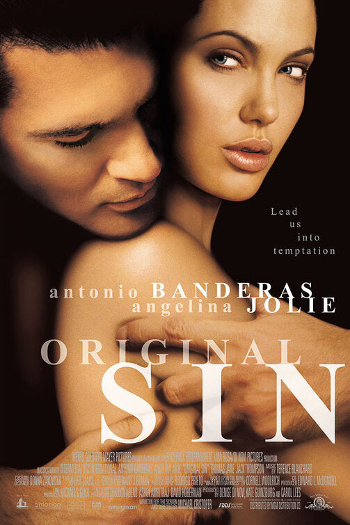 the movie poster: Original Sin (2001)