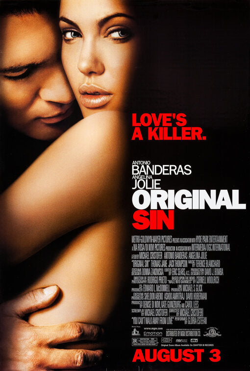 the movie poster: Original Sin (2001) ver2