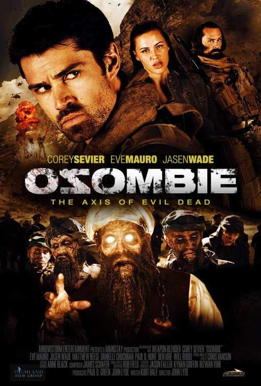 1000 piece jigsaw puzzle for the movie poster: Osombie (2012)