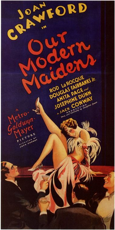 the movie poster: Our Modern Maidens (1929)