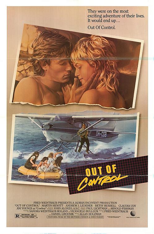 1000 piece jigsaw puzzle for the movie poster: Out of Control (1985)