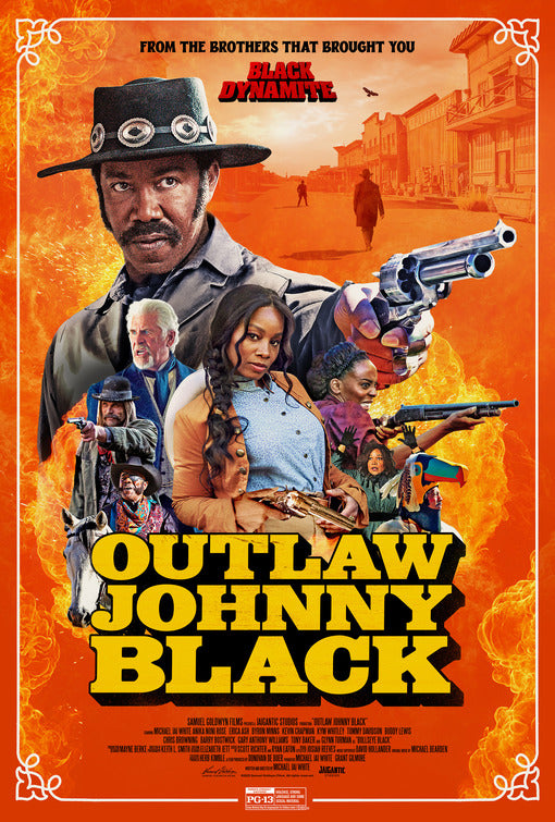 1000 piece jigsaw puzzle for the movie poster: Outlaw Johnny Black (2023)