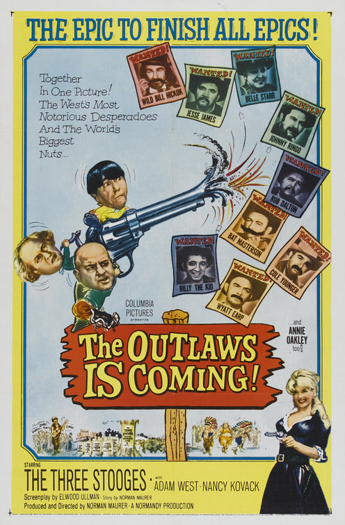 1000 piece jigsaw puzzle for the movie poster: The Outlaws Is Coming (1965)
