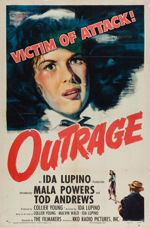 1000 piece jigsaw puzzle for the movie poster: Outrage (1950)