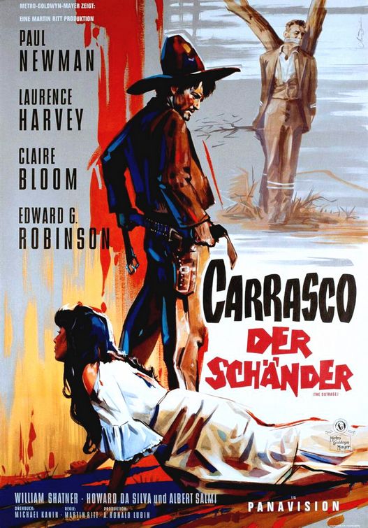 the movie poster: The Outrage (1964) ver3