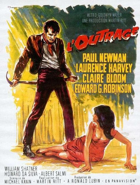 1000 piece jigsaw puzzle for the movie poster: The Outrage (1964) ver4