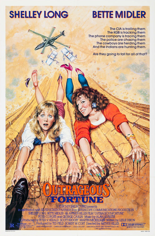 1000 piece jigsaw puzzle for the movie poster: Outrageous Fortune (1987) ver3