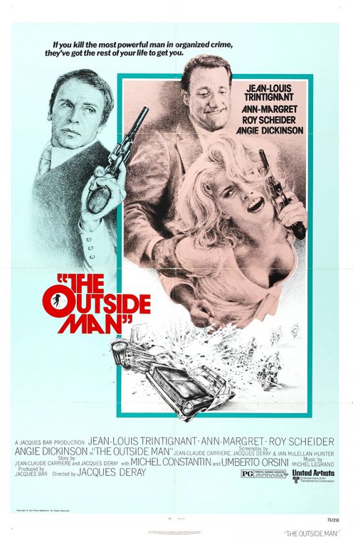 the movie poster: The Outside Man (1973)