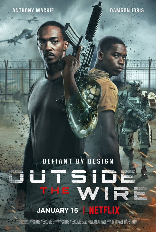 1000 piece jigsaw puzzle for the movie poster: Outside the Wire (2021)