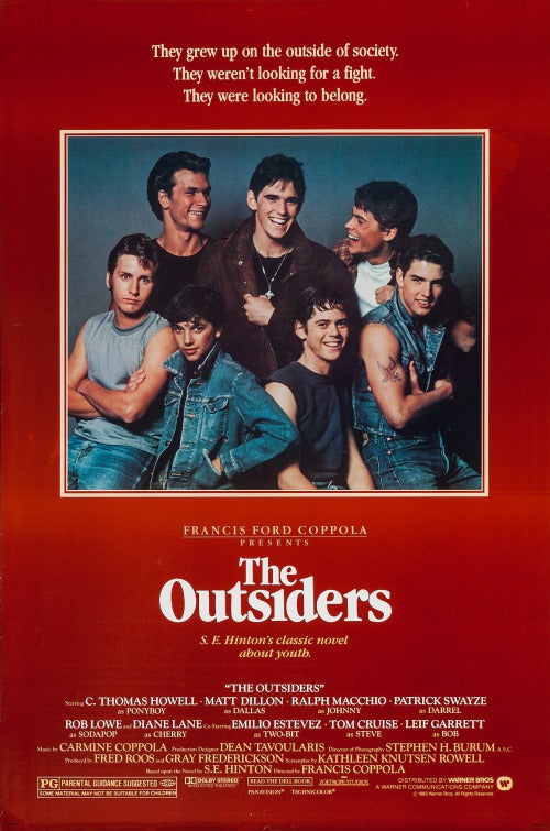 1000 piece jigsaw puzzle for the movie poster: The Outsiders (1983) ver3