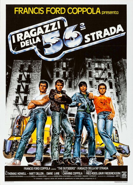 1000 piece jigsaw puzzle for the movie poster: The Outsiders (1983) ver4