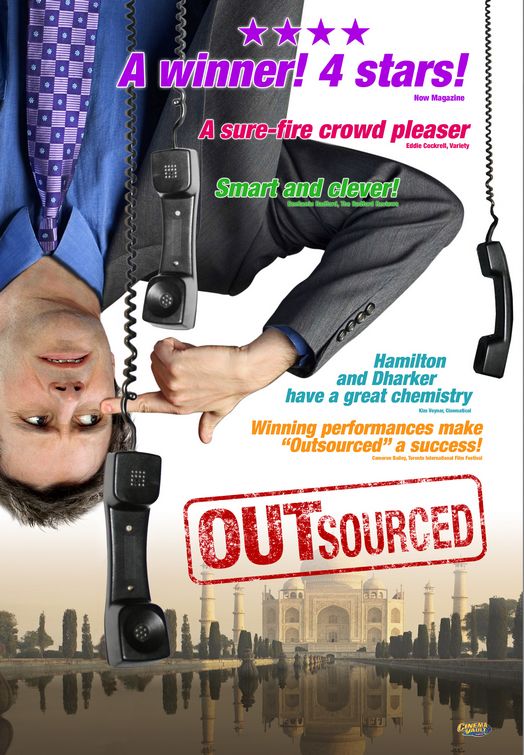 the movie poster: Outsourced (2007)