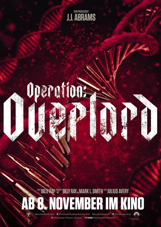 1000 piece jigsaw puzzle for the movie poster: Overlord (2018) ver4