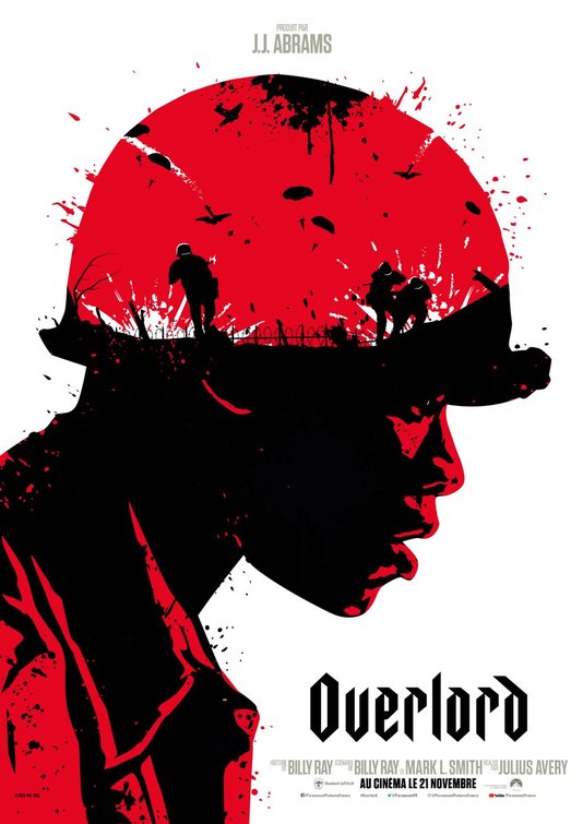 1000 piece jigsaw puzzle for the movie poster: Overlord (2018) ver6