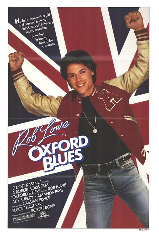 the movie poster: Oxford Blues (1984)