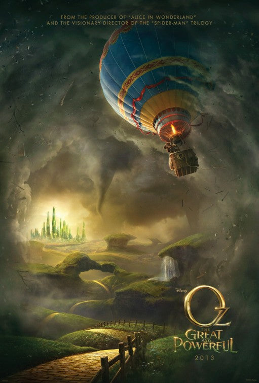 1000 piece jigsaw puzzle for the movie poster: Oz: The Great and Powerful (2013)