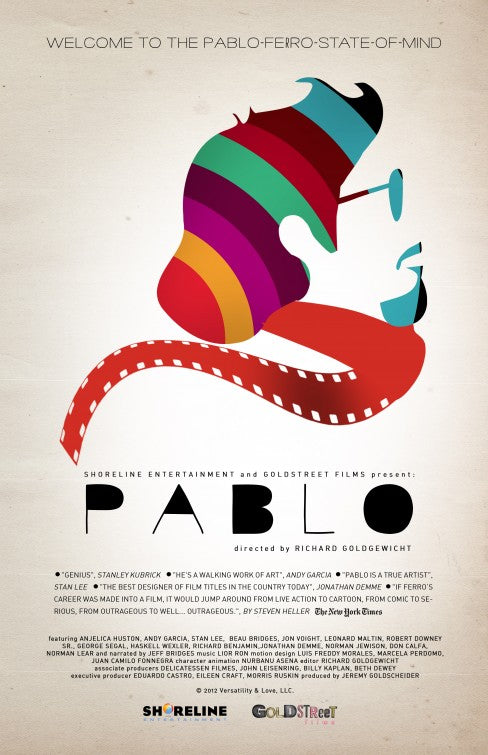 1000 piece jigsaw puzzle for the movie poster: Pablo (2012)