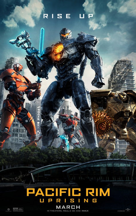 1000 piece jigsaw puzzle for the movie poster: Pacific Rim Uprising (2018) ver10