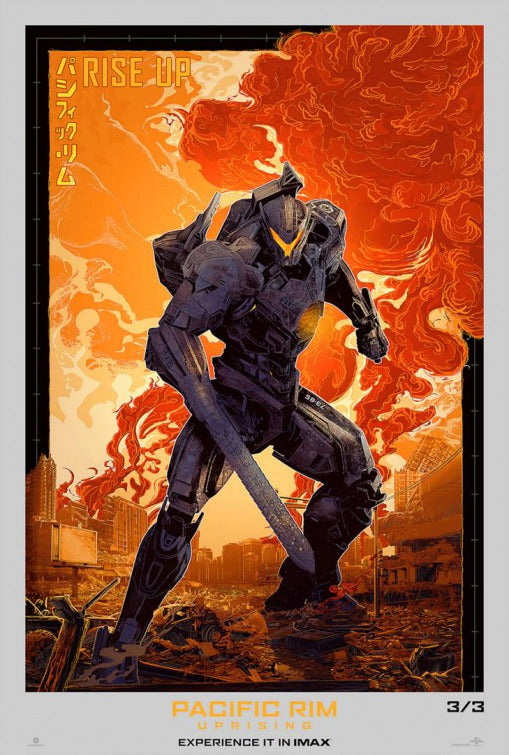 1000 piece jigsaw puzzle for the movie poster: Pacific Rim Uprising (2018) ver14