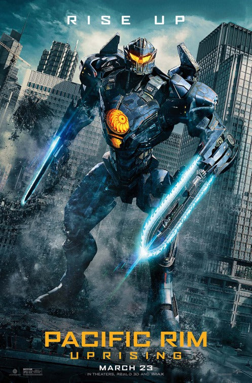 1000 piece jigsaw puzzle for the movie poster: Pacific Rim Uprising (2018) ver16