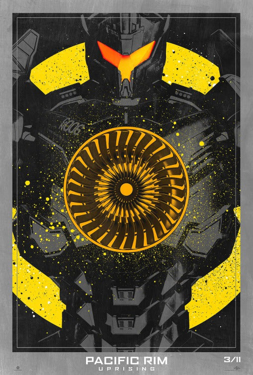 1000 piece jigsaw puzzle for the movie poster: Pacific Rim Uprising (2018) ver40