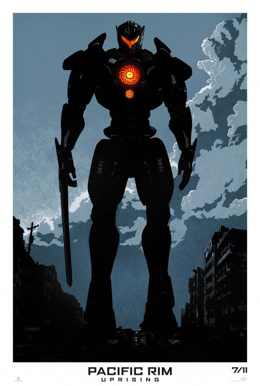 1000 piece jigsaw puzzle for the movie poster: Pacific Rim Uprising (2018) ver44