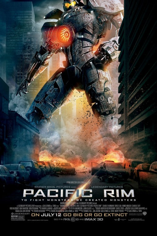 1000 piece jigsaw puzzle for the movie poster: Pacific Rim (2013) ver10