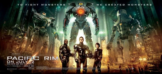 1000 piece jigsaw puzzle for the movie poster: Pacific Rim (2013) ver15