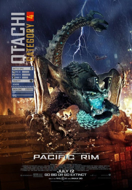 1000 piece jigsaw puzzle for the movie poster: Pacific Rim (2013) ver20