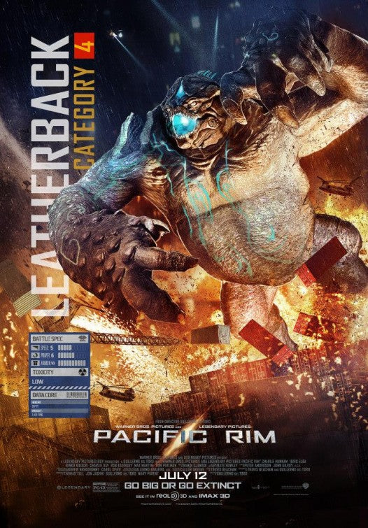 1000 piece jigsaw puzzle for the movie poster: Pacific Rim (2013) ver22