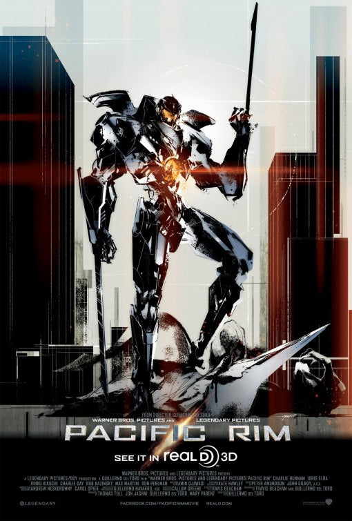 1000 piece jigsaw puzzle for the movie poster: Pacific Rim (2013) ver24