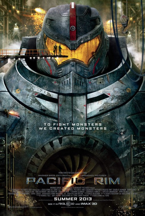 1000 piece jigsaw puzzle for the movie poster: Pacific Rim (2013) ver3