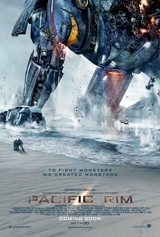 1000 piece jigsaw puzzle for the movie poster: Pacific Rim (2013) ver4