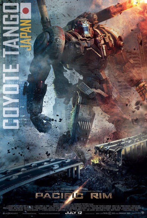 1000 piece jigsaw puzzle for the movie poster: Pacific Rim (2013) ver5