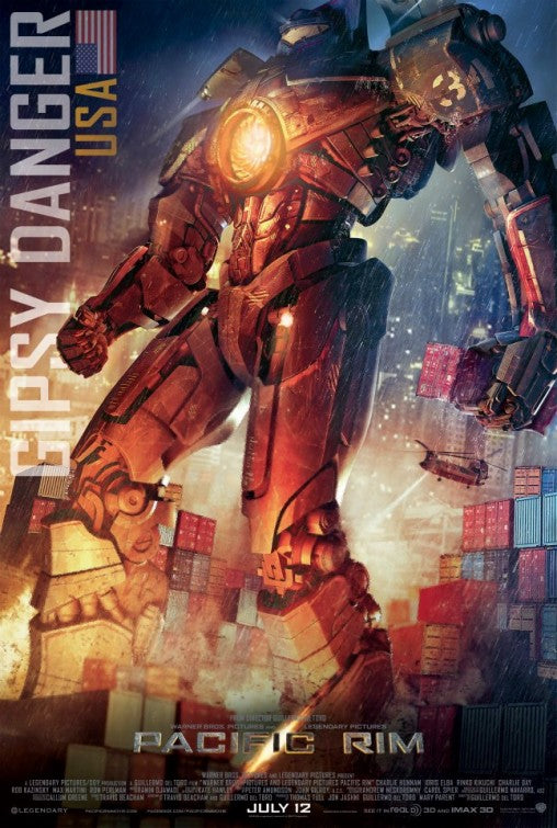 1000 piece jigsaw puzzle for the movie poster: Pacific Rim (2013) ver9