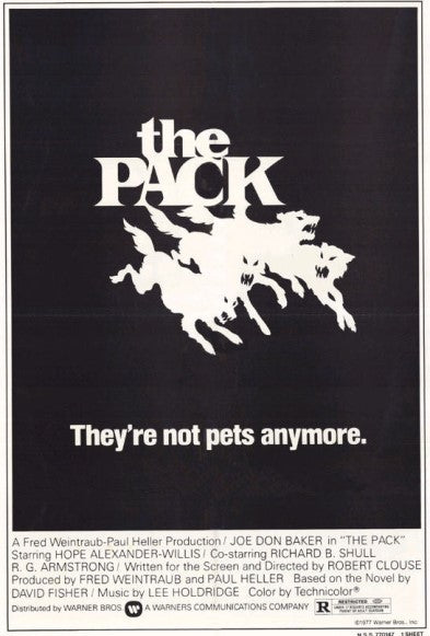 1000 piece jigsaw puzzle for the movie poster: The Pack (1977)