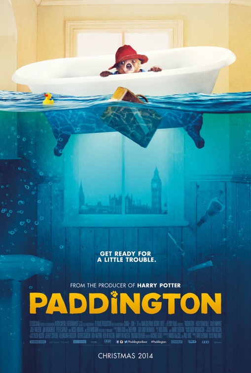 1000 piece jigsaw puzzle for the movie poster: Paddington Bear (2014) ver7