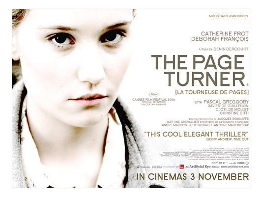 the movie poster: The Page Turner (2007) ver2