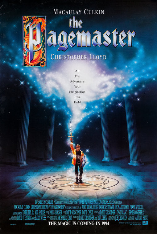 the movie poster: The Pagemaster (1994) ver1