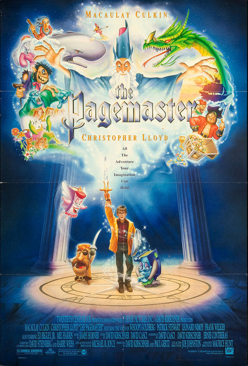 the movie poster: The Pagemaster (1994) ver2
