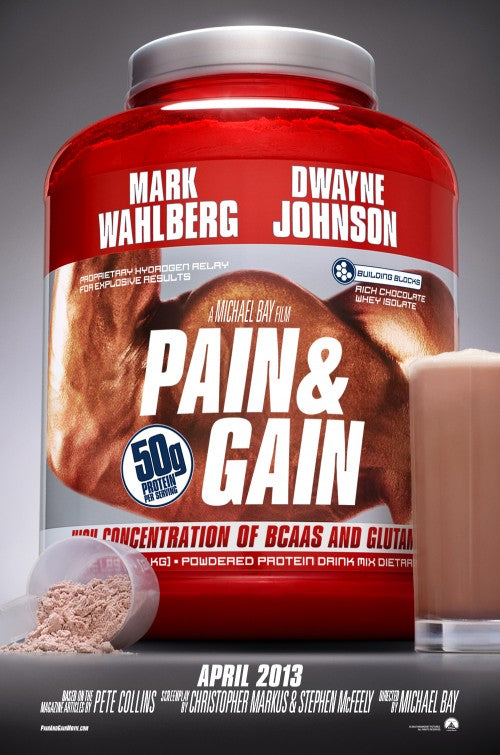 1000 piece jigsaw puzzle for the movie poster: Pain and Gain (2013)