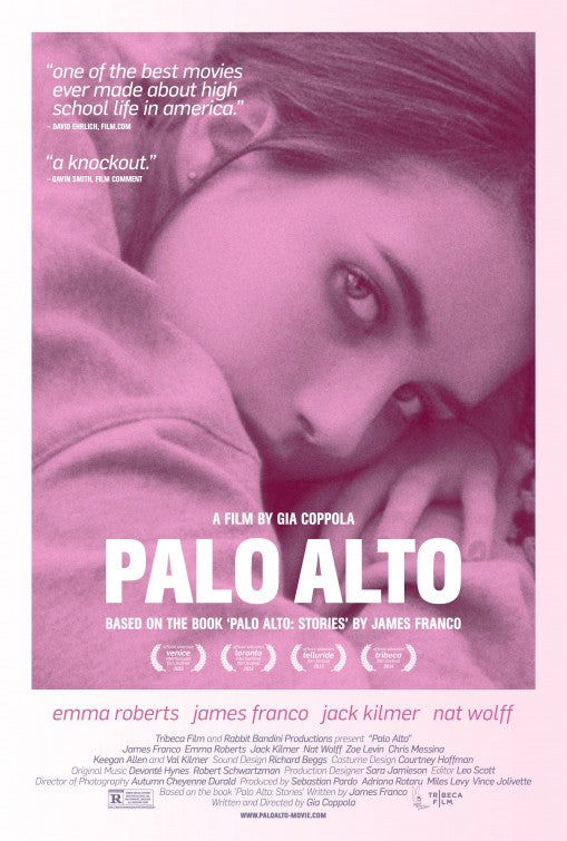 1000 piece jigsaw puzzle for the movie poster: Palo Alto (2014)