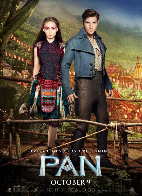 1000 piece jigsaw puzzle for the movie poster: Pan (2015) ver13