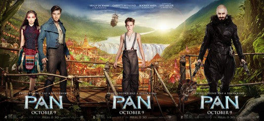1000 piece jigsaw puzzle for the movie poster: Pan (2015) ver16