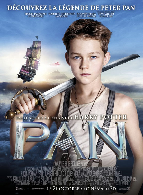 1000 piece jigsaw puzzle for the movie poster: Pan (2015) ver18