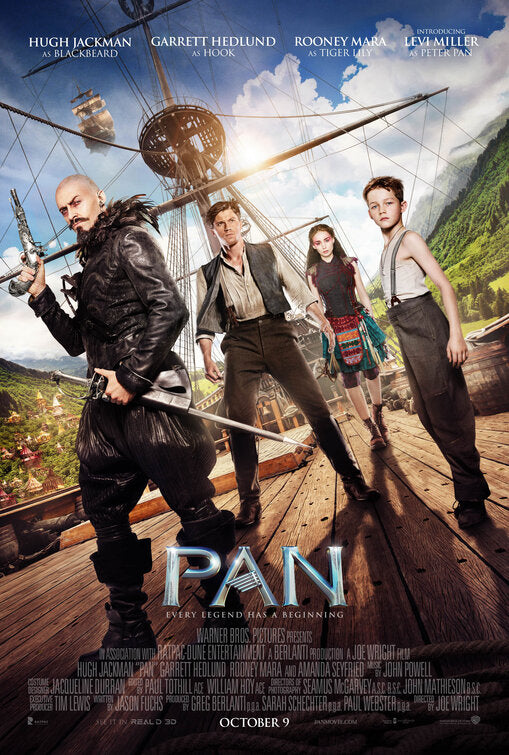 1000 piece jigsaw puzzle for the movie poster: Pan (2015) ver6